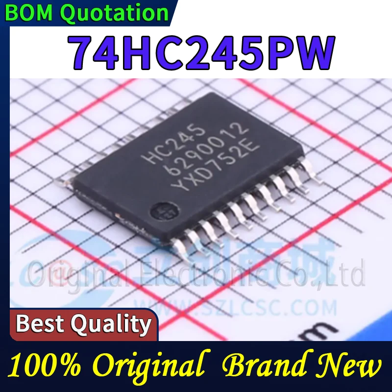 

10 шт. 74HC245PW В наличии Оригинальные высококачественные