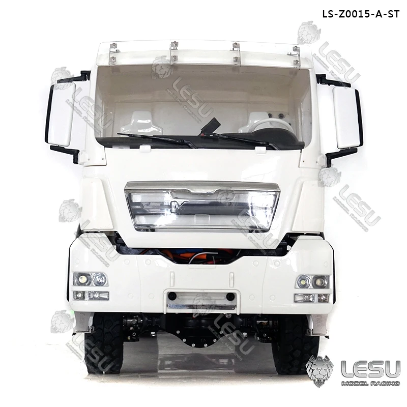 LESU RC Dumper 1/14 Metal 4*4 Chassis TGS Tipper Truck A Model Light Sound System Motor Esc Construction Vehicle Outdoor Toys