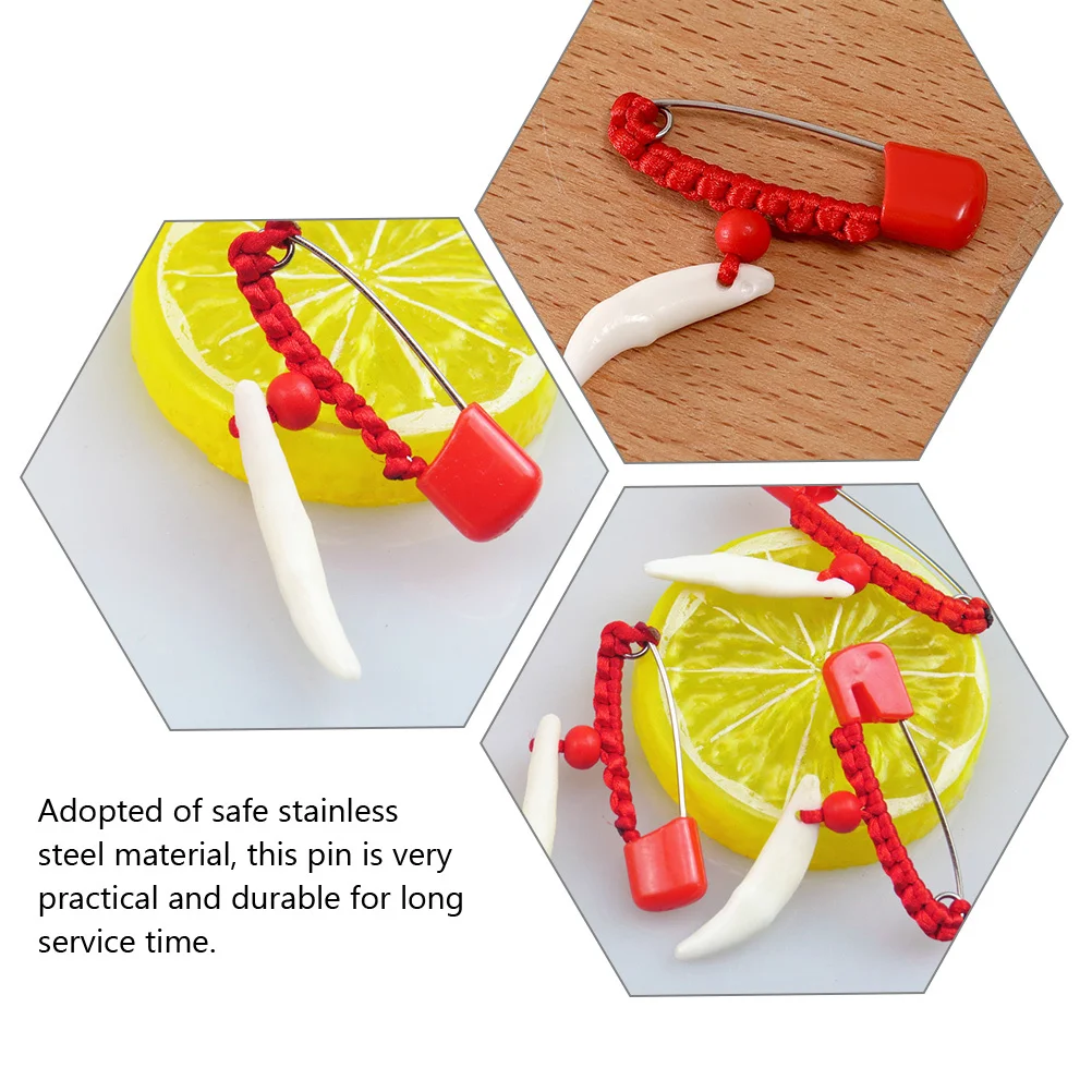 

8pcs Safety Pin For Quilting Stainless Steel Diy Craft Making Pin Durable Metal Clothing Fixing Clips Decorative Brooches Sewing
