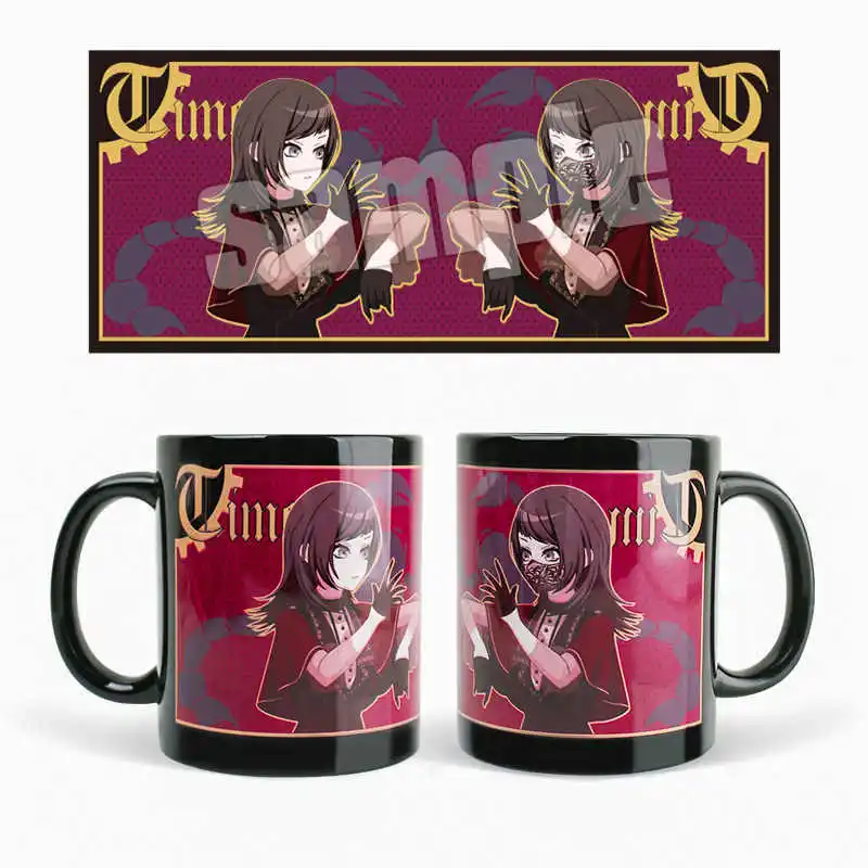 อะนิเมะ บัง ดรีม! Ave Mujica Doloris แก้ว Mortis Oblivionis คอสเพลย์กาแฟเซรามิคถ้วยน้ําผู้ชายผู้หญิงการ์ตูนถ้วยดื่มของขวัญ