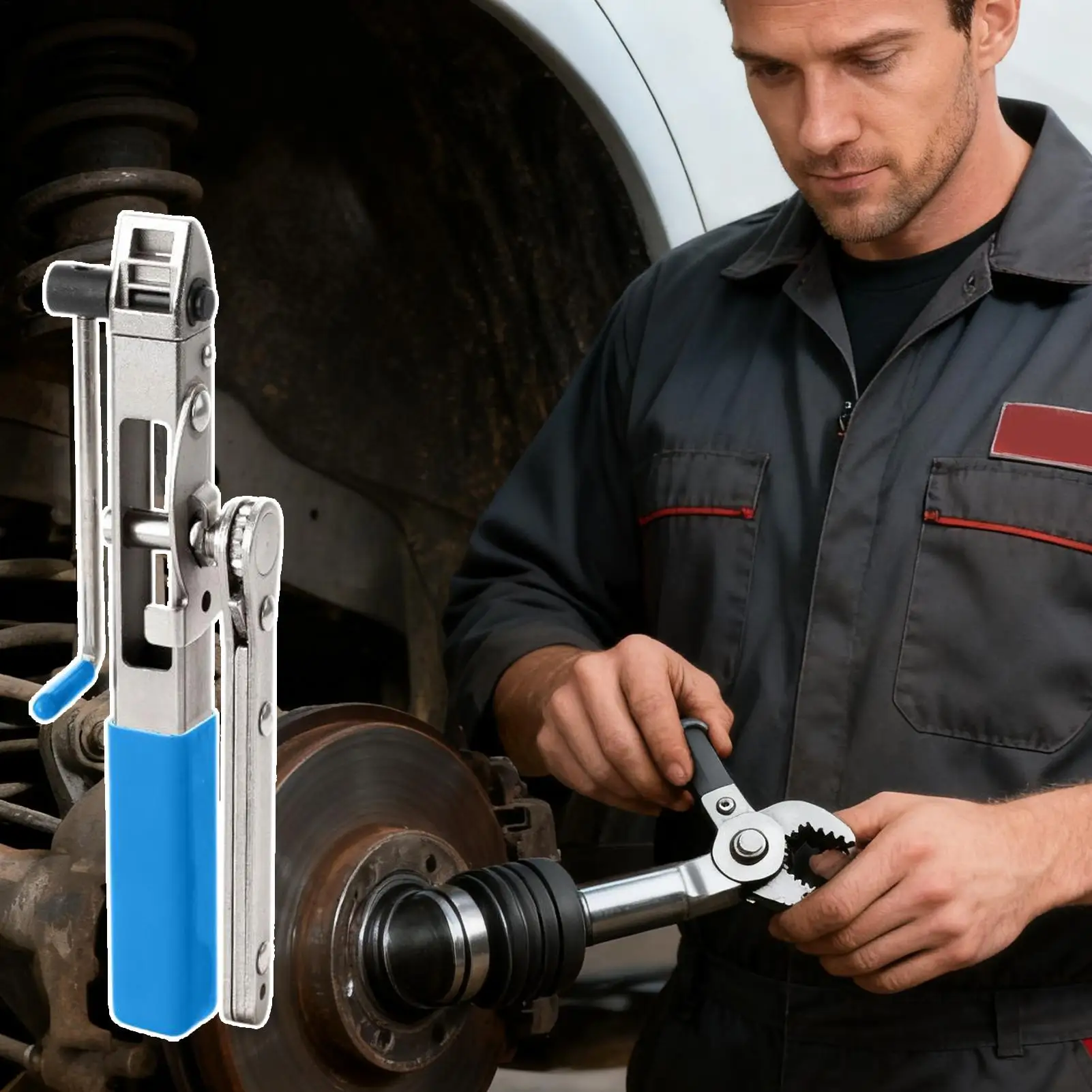 CV Boot Clamp Pliers Portable CV Joint Ear Clamp Banding Tool CV Joint Clamp Dust Removal Tool Pliers for Car Maintenance