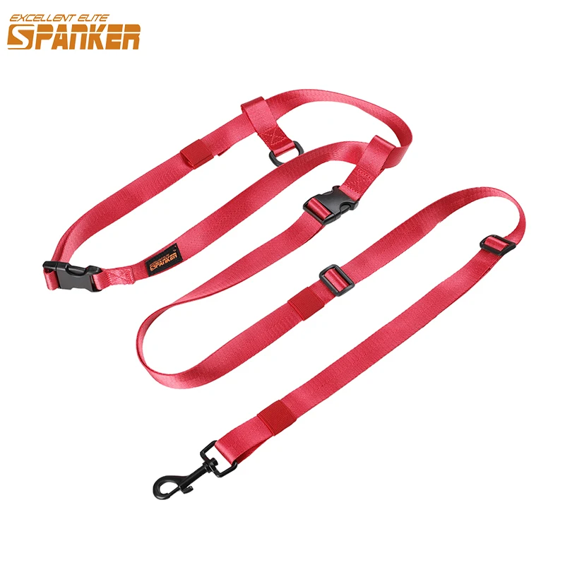 EXCELLENT ELITE SPANKER Tactical Dog Leash Pet Training Leash Hands Free Pet Lead with Padded Handles Pets Supplies