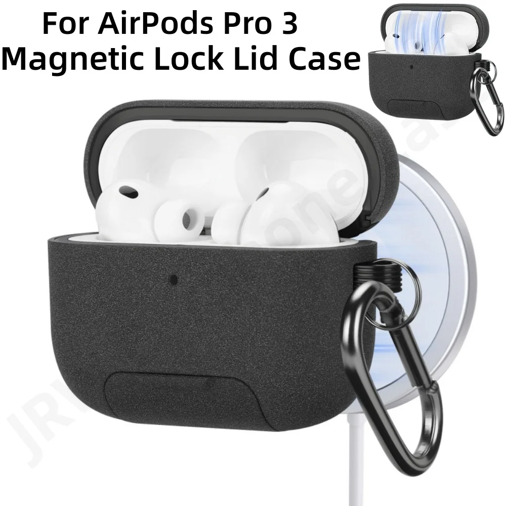 Magnetverschluss-Deckelhülle für AirPods Pro 3 mit Telefonständer-Design, kompatibel mit MagSafe, Schutzhüllen-Zubehör für AirPod Pro 3