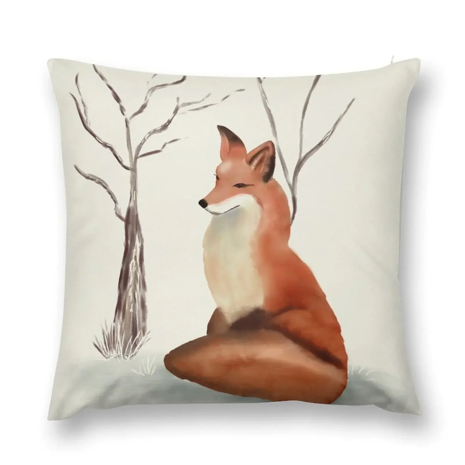 

Fox Throw Pillow christmas pillowcases Cushion Cover For Sofa christmas pillow case pillow