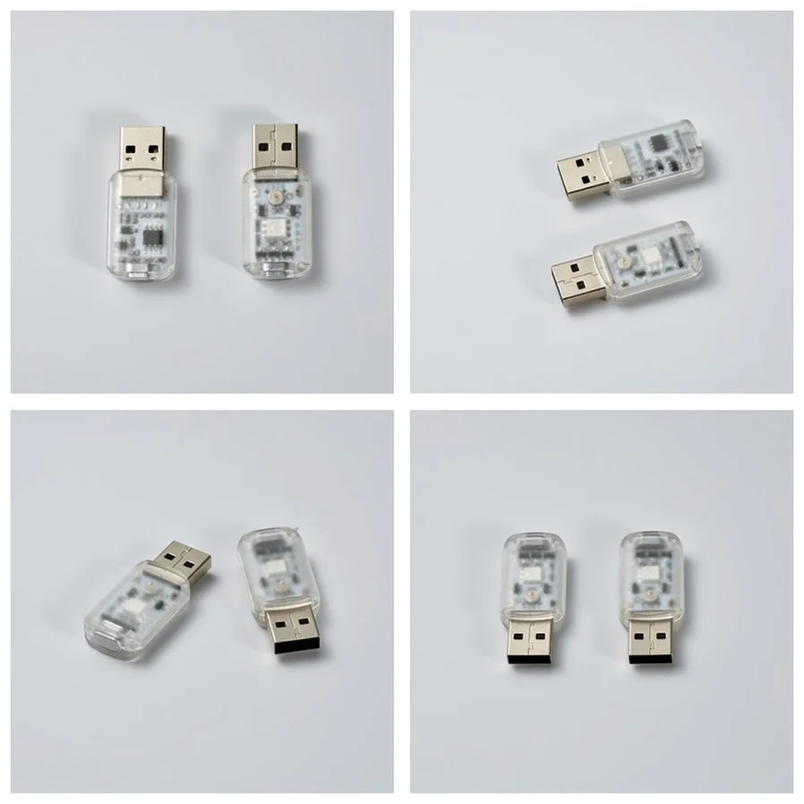 USB LED Auto Licht Auto Interieur Atmosphäre Licht dekorative Lampe Not beleuchtung PC Auto buntes Licht Auto Zubehör