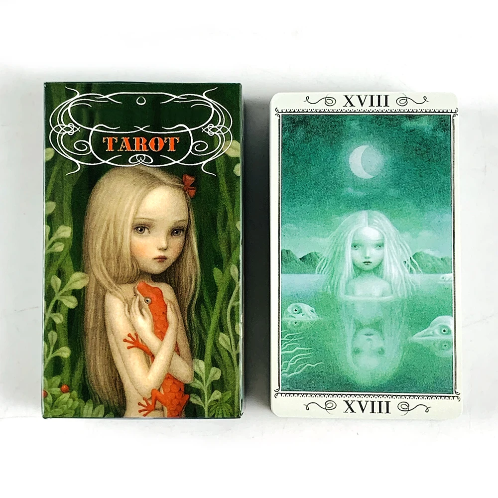 

Tarot Cards A 78 Deck English Visions Fate Divination Edition Borad Playing Games Party Games, Christmas and New Year Gifts