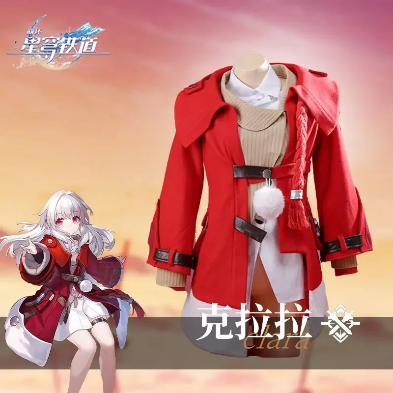 

AAA 2025 Honkai: Star Rail, потому что Анимационная игра Clara Natasha для женщин, полный комплект одежды C, аниме, косплей