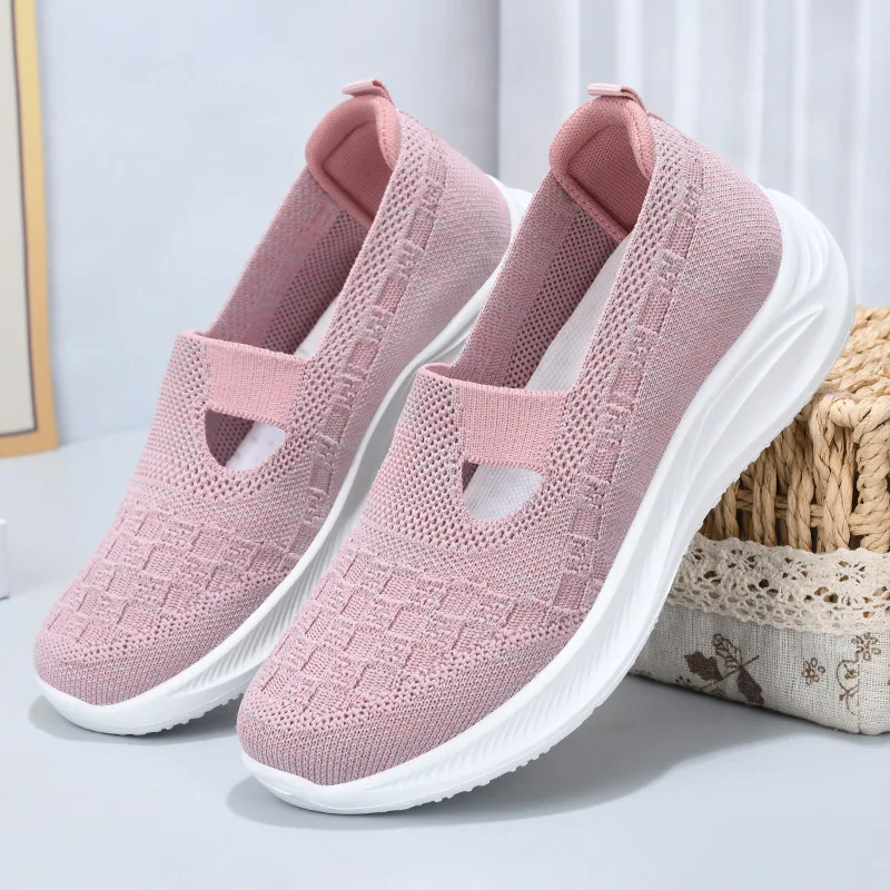 Women Vulcanized Shoes 2023 High Quality Women Sneakers Slip on Flats Shoes Women Loafers Walking Outdoor Casual Shoes