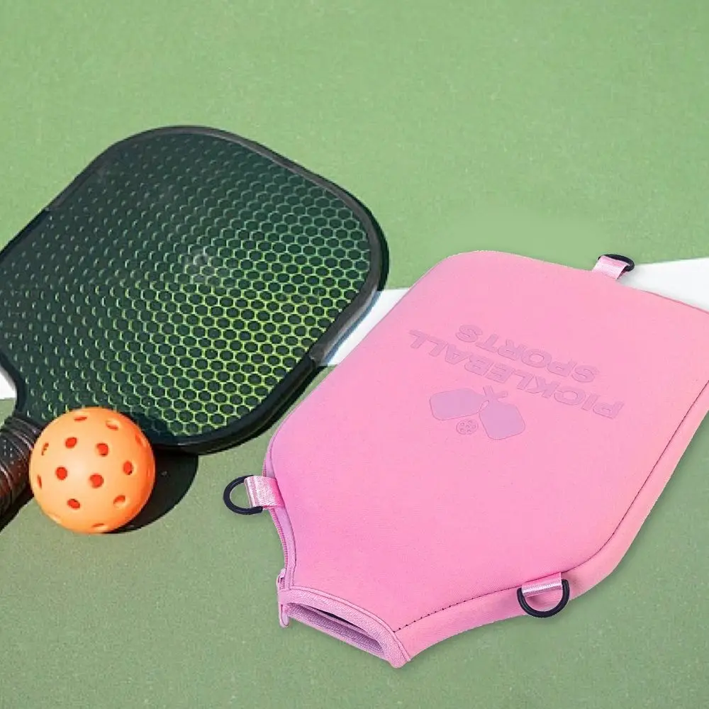 Neoprene Pickleball Racket Crossbody Bag Waterproof with Shoulder Strap Protective Paddle Sleeve Drop-Proof