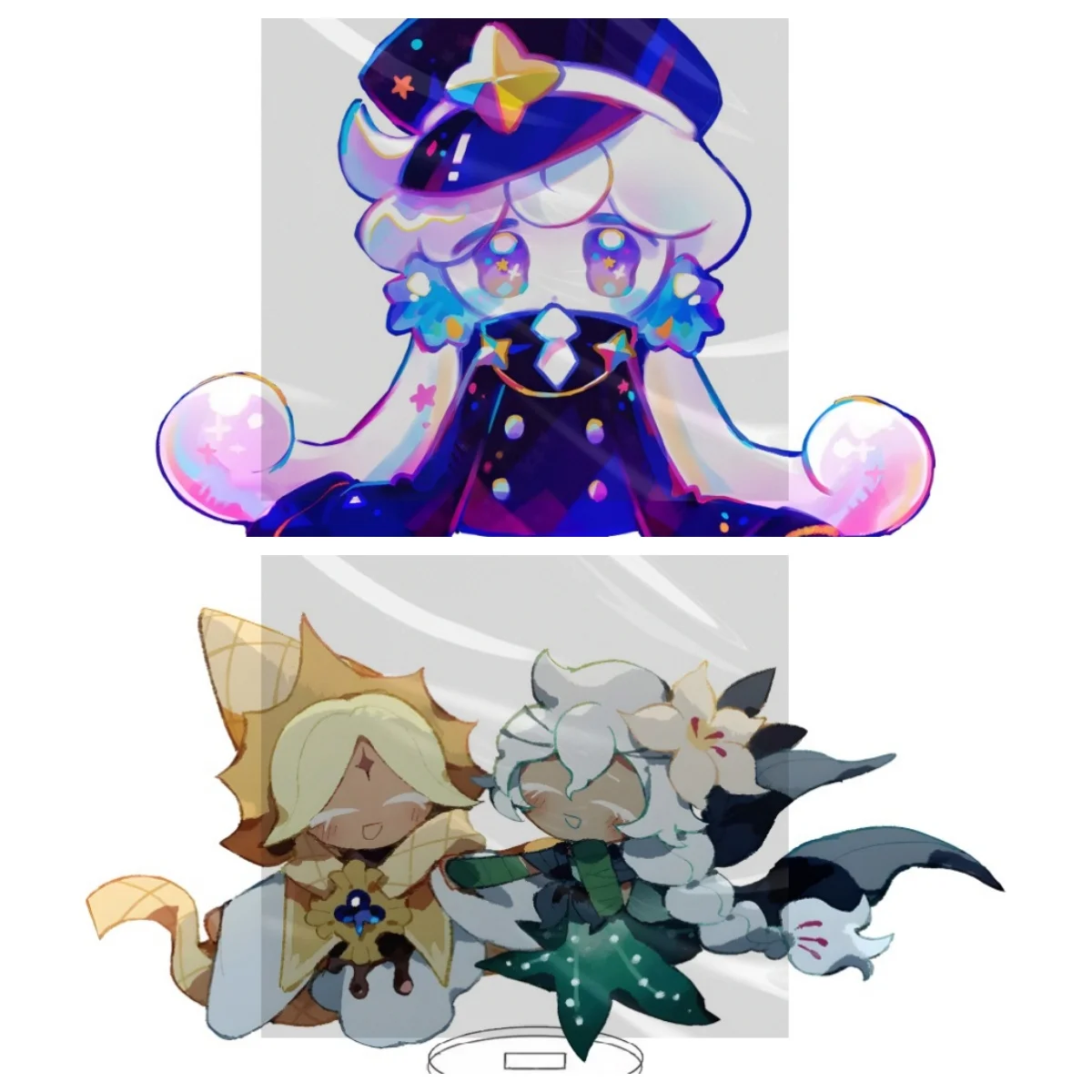 

10CM Hot Anime Cookie Run: Kingdom Acrylic Stand Model Cosplay Characters Ornament Accessories Goods Christmas Gifts