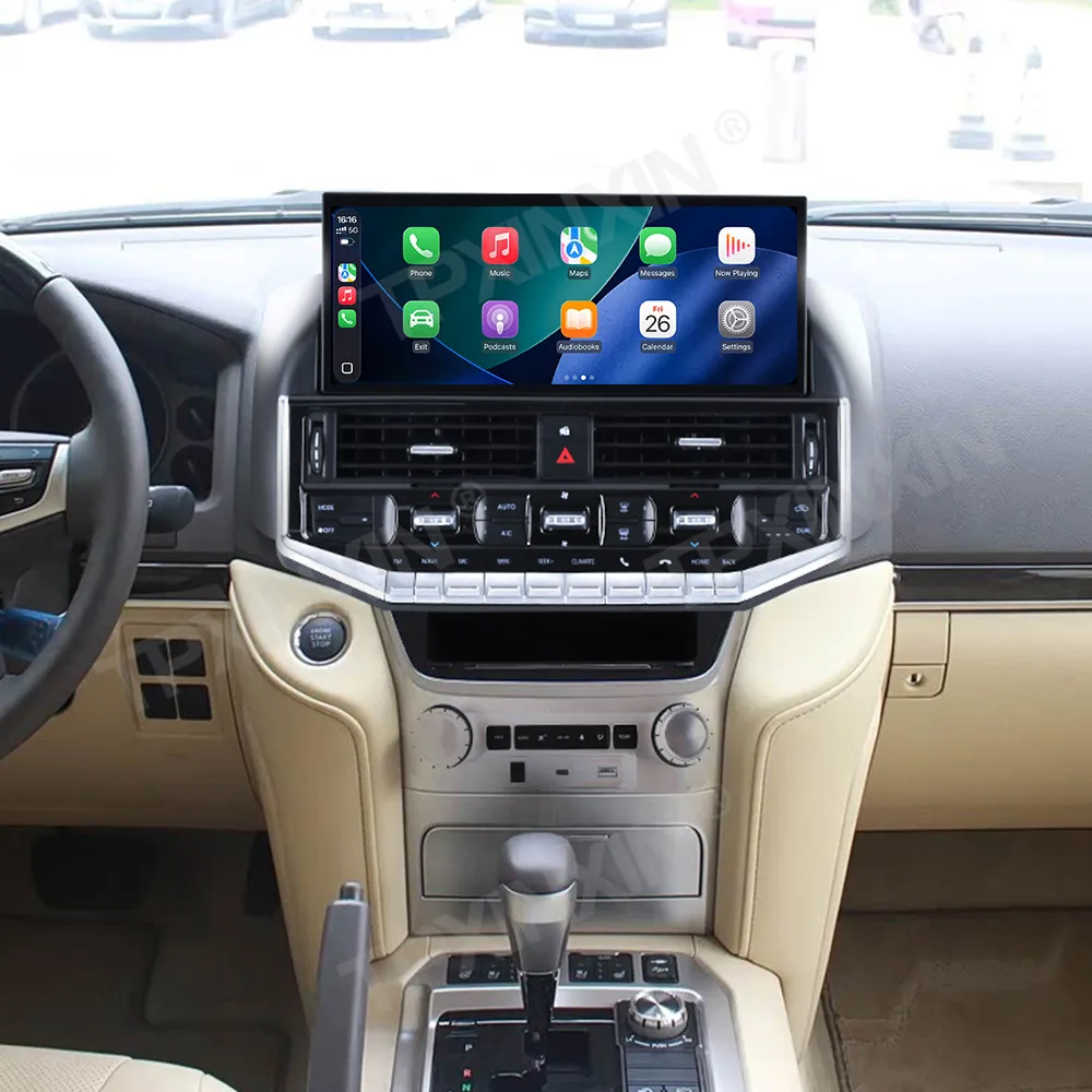 Qualcomm Android For Toyota Land Cruiser LC200 2007~2021 Upgrade LC300 Multimedi  GPS Navigation Stereo Car Radio IPS Head Unit