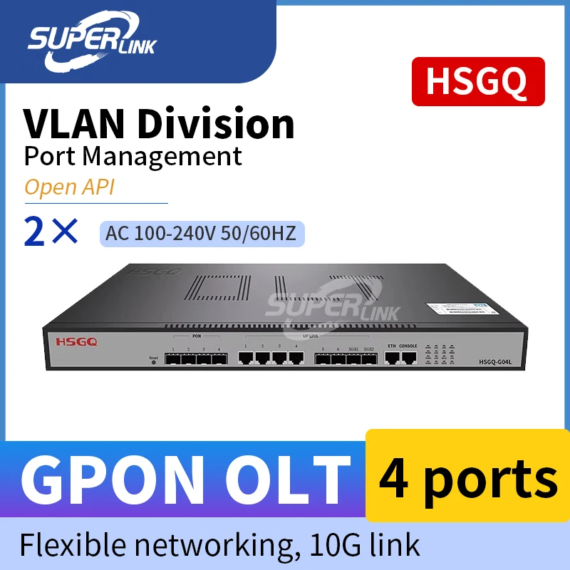 

HSGQ GPON OLT SFP Module, 4PON Ports, C+++ Stick, Plug & Play, Fiber Optic Equipment HSGQ-G04L