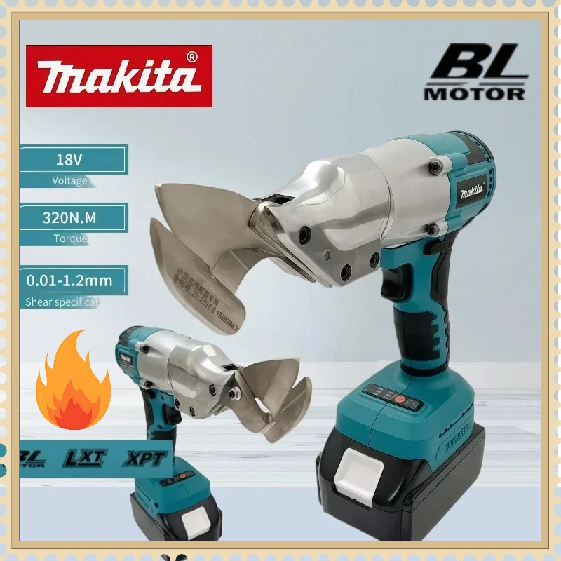 

Makita Electric Brushless Iron Scissors Machine Rechargeable Professional Metal Cutting Tool Sheet Shear Cutter Power 18VTools
