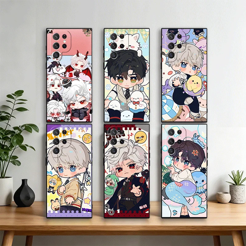 Love And Deepspace Cute Phone Case Cover for Samsung Galaxy S22 S23 Plus S24 FE S25 Edge S26 Ultra S20 S21 + Black Soft Shell