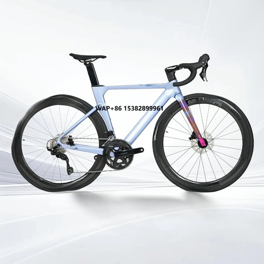 جافا فوكو توب 24 سرعة UCI سباق إطار متكامل ضوء OEM مقبض الكربون 700C مكبح قرصي الطريق دراجة ألياف الكربون دراجة #1