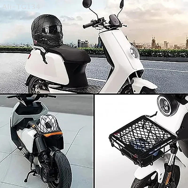 2-Layer سيارة تخزين صافي حقيبة بين مقاعد مقسم السيارة حاجز الحيوانات الأليفة لمط شبكة مطاطية مقسم حقيبة اكسسوارات السيارات #4