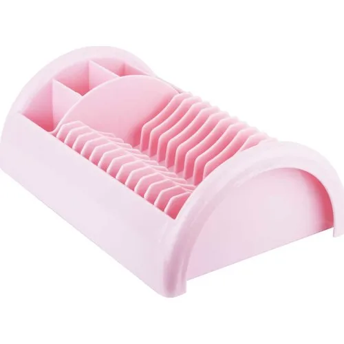 Tantitoni of Soft Pink Compartments Acrylic Plate-rack