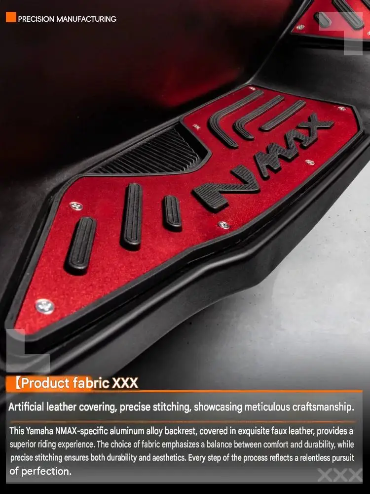 For NMAX155 2020-2024 Non Slip Surface Foot Peg Covers Prevent Feet Slipping In Rainy Weather Refit Kit