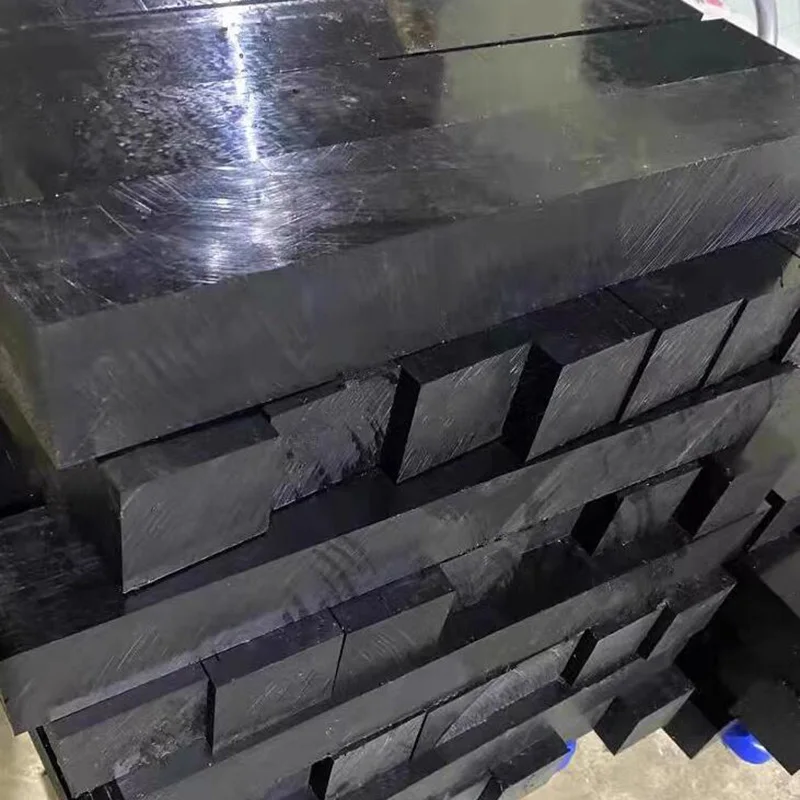 Hoja de plástico de ingeniería blanca y negra plana de HDPE