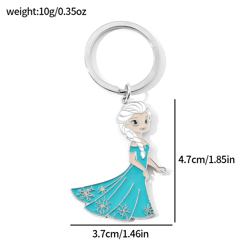 سلسلة مفاتيح ديزني فروزن برينسيز إلسا، شخصية فيلم سحرية جميلة، حلقة مفاتيح إلسا لحفلات أعياد الميلاد، هدية إكسسوارات عصرية