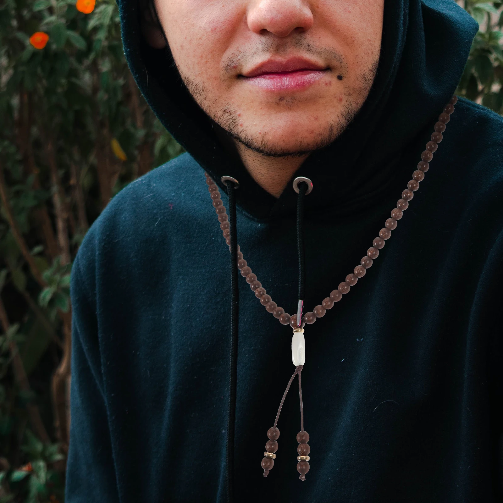 S สร้อยข้อมือ 108 ลูกปัดผู้ชาย Rosary ไม้สวดมนต์ Multi เปิดกําไลข้อมือ 6 มม.Golden S สร้อยข้อมือ H made ไม้