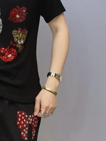 

Cat Shorts Sets Black Summer New Women's Fashion Cartoon Hot Diamond Short-sleeved T-shirt and Wide-leg Shorts Two-piece Sets
