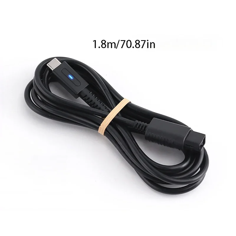 Auroxin 12cm/1,8m Typ-C 36W PD Ladekabel für NGC GameCube Konsole USB-C Stromversorgungskabel (mit Blauer LED-Anzeige)