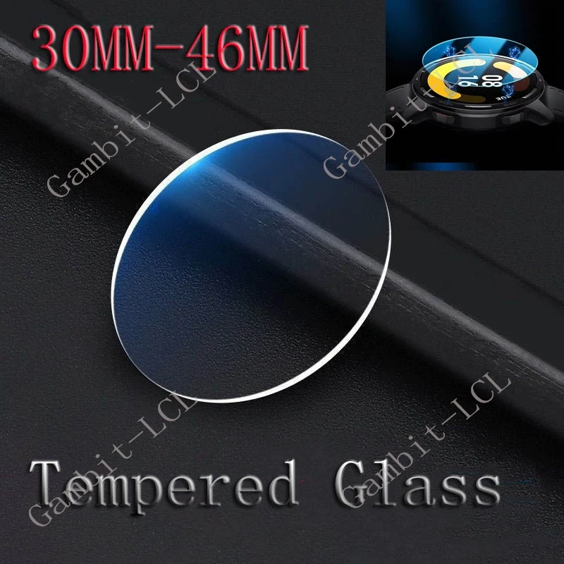 3PCS SmartWatch Glas Screen Protector Film Für Durchmesser 45MM 30MM 32MM 33MM 33,5MM 34MM 35MM 37MM 38MM 39MM 44MM 42MM Durchmesser