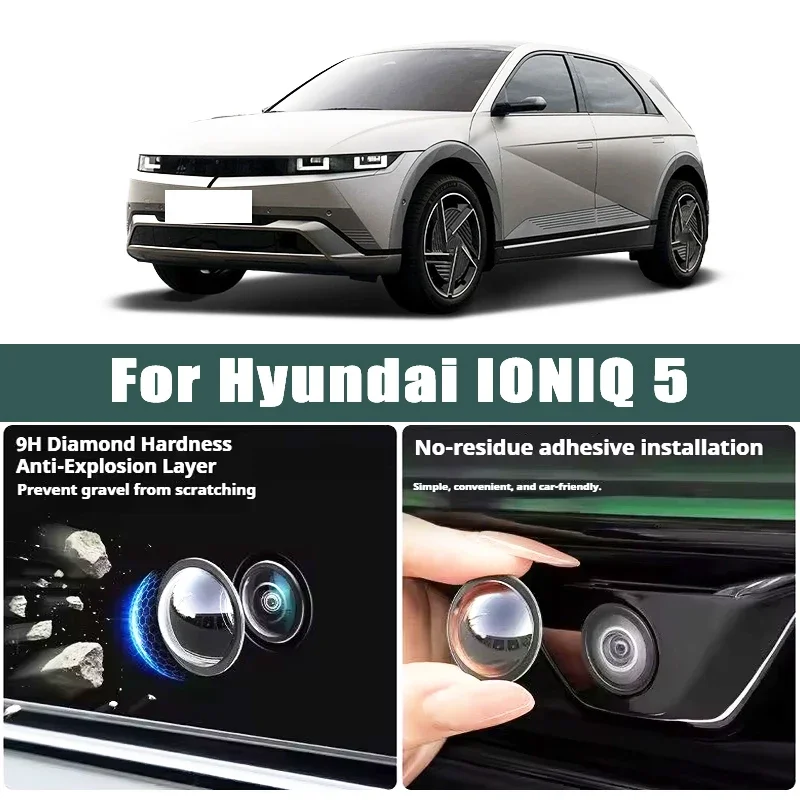 

Car Camera Lens Protector 2PCS Rear View Camera Cover 360° Protection Anti Scratch Waterproof For Hyundai IONIQ 5