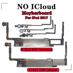 Originele No Icloud Voor Ipad 2017 Logic Board A1822 Wifi Versies A1823 3G Sim Cellulaire Versies Voor Ipad 2017 Moederbord