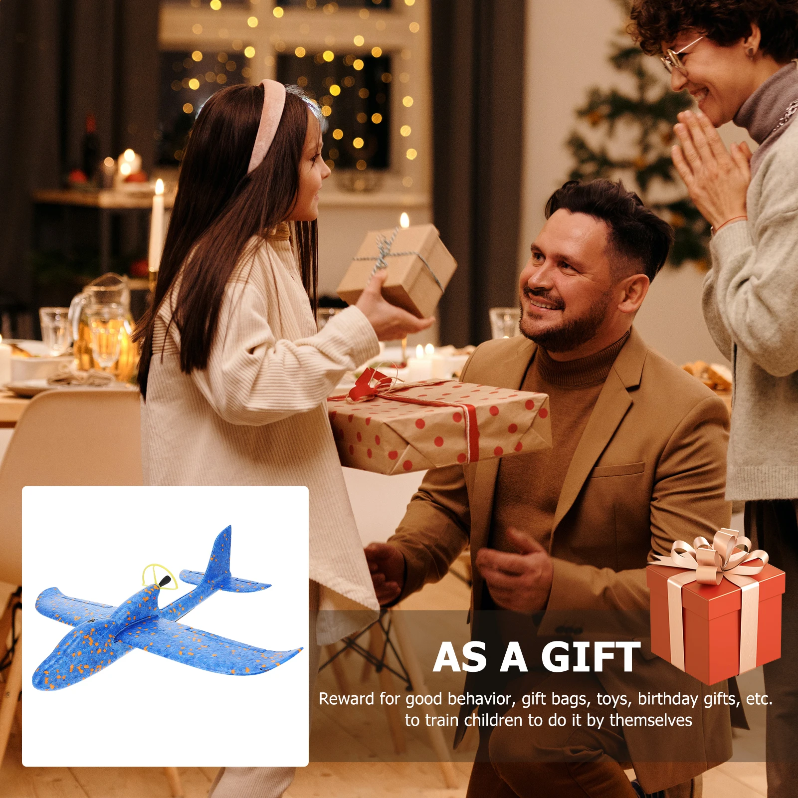 

1pc Rechargeable Glowing Electric Airplane Kids Lightweight Aircraft Usb Powered Outdoor Flight Plaything Educational Flying