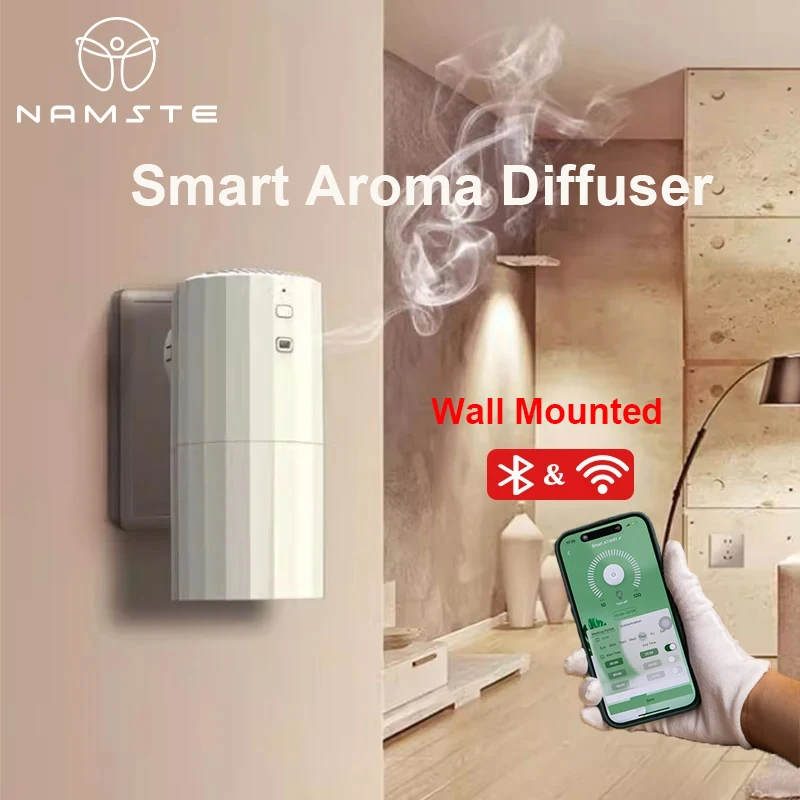NAMSTE Hotel Toilet Aroma Diffuser Scent Machine Electric Aromatic Oasis Home Fragrance Room Aromatizer Bluetooth Wifi Control