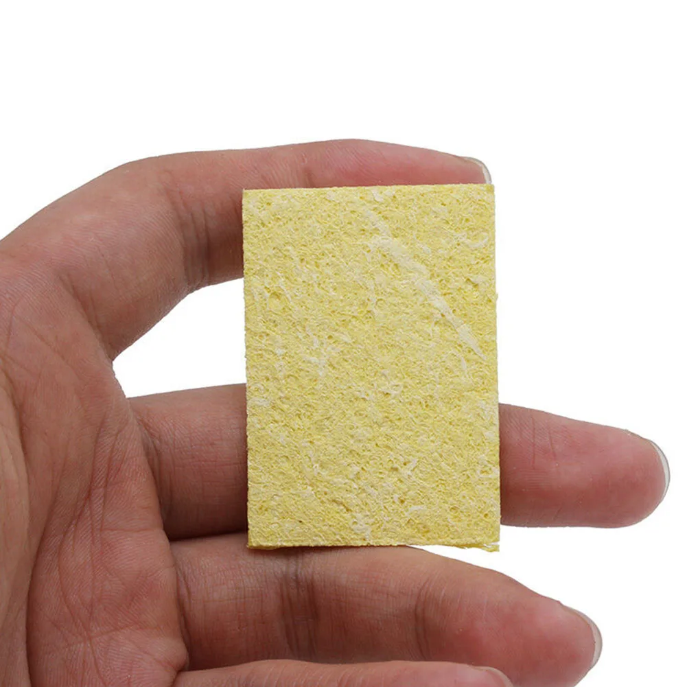 100pcs Soldering Iron Cleaning Sponge For Pads Designed for Frequent Use in Soldering Iron Maintenance and PCB Component Work