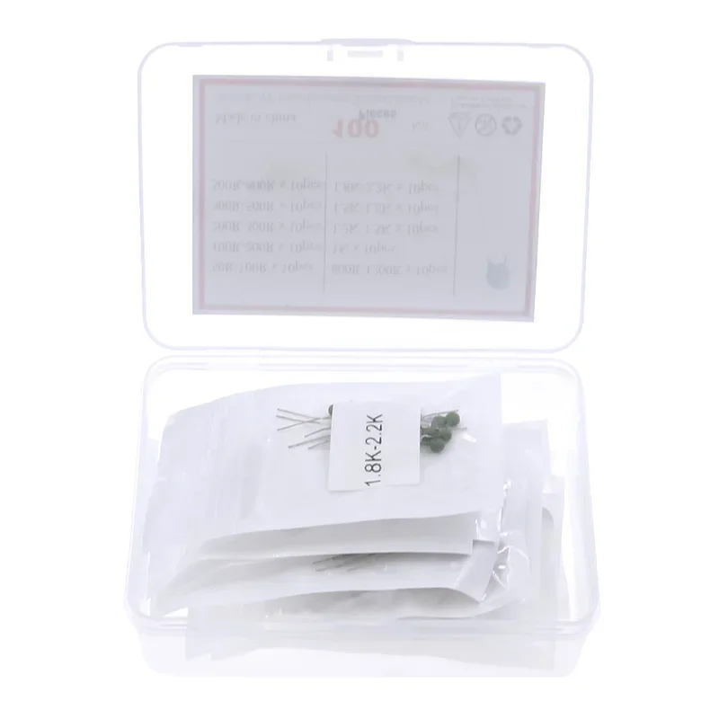 

100Pcs 10Value 50 ohm - 2.2K MZ5 PTC Positive Temperature Thermistor Resistor Assorted kit set