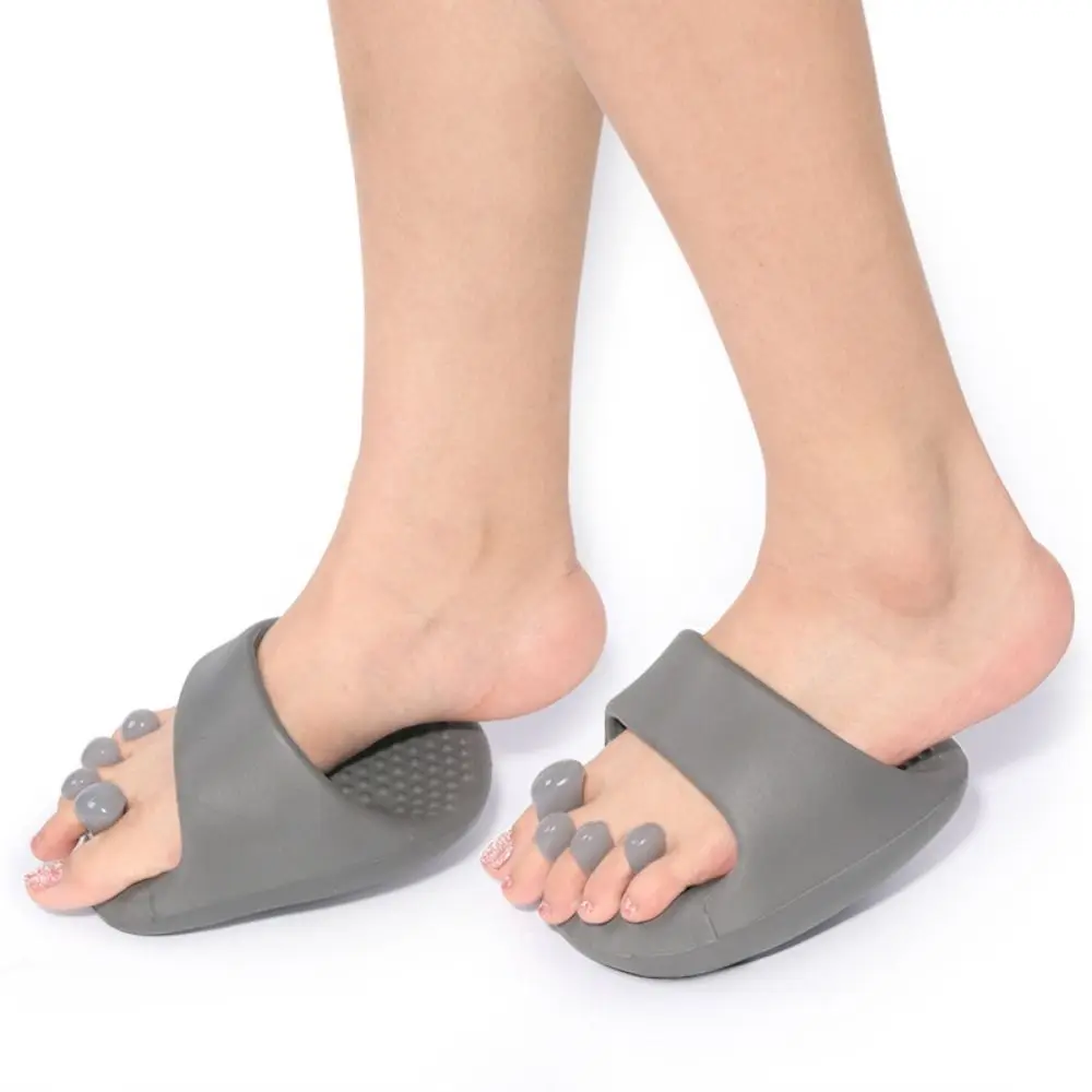 Arch Support Bone Corrective Foot Massager Weight Loss Thick-Soled Calf Strengthener Lightweight Eva Material Massage Slippers