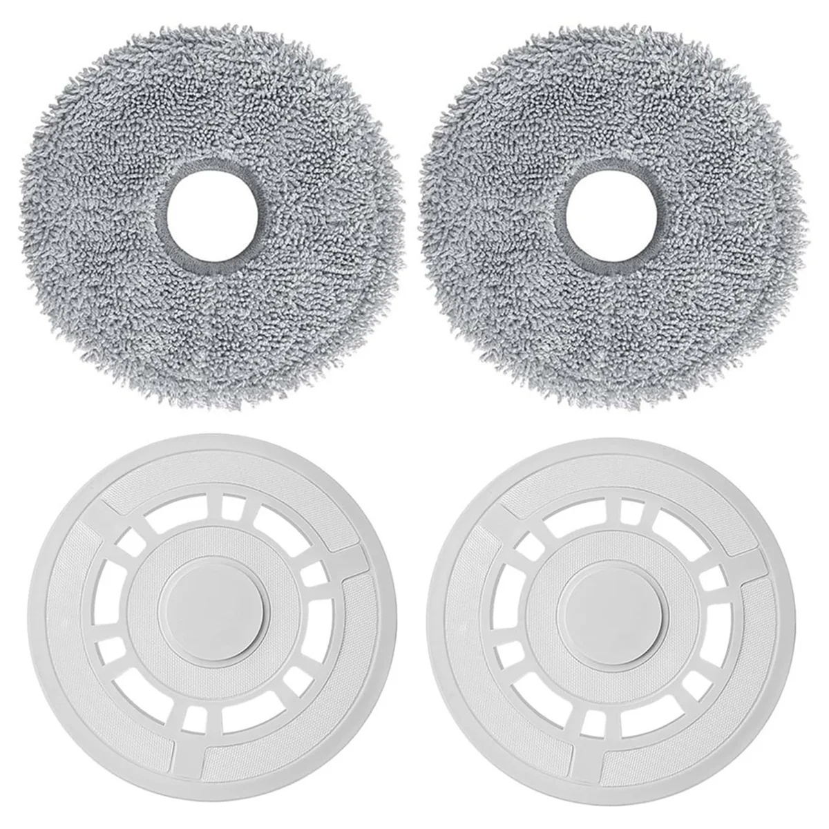 Mop Cloths with Mop Plates for L10 Ultra / L10S Pro / L10S Ultra / L10S Pro Ultra / L10 Prime Vacuum Cleaner Mop