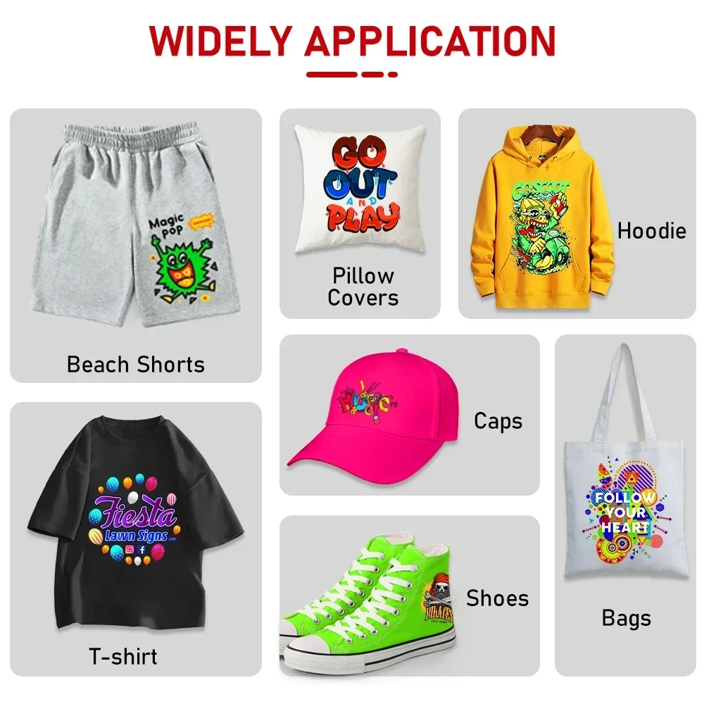 جديد! حزمة طابعة A4 DTF Epson L805 DTF مع آلة طباعة تي شيرت لفيلم النقل المباشر لفرن DTF للملابس Fa