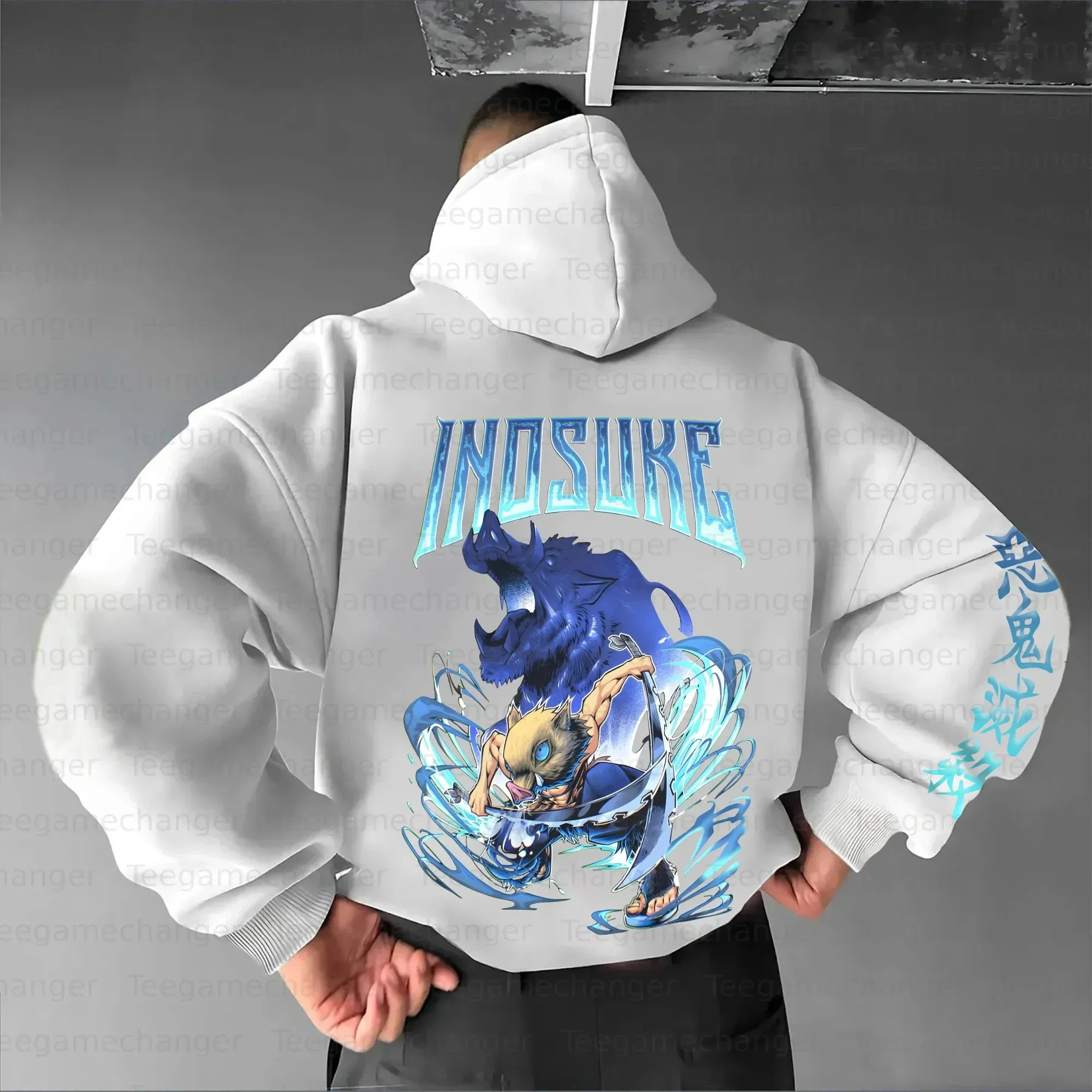 

Demon Slayer Anime New Hoodie Men's and Women's Autumn/Winter American Hip Hop Trend Y2K Loose Trendy Parent Child Top