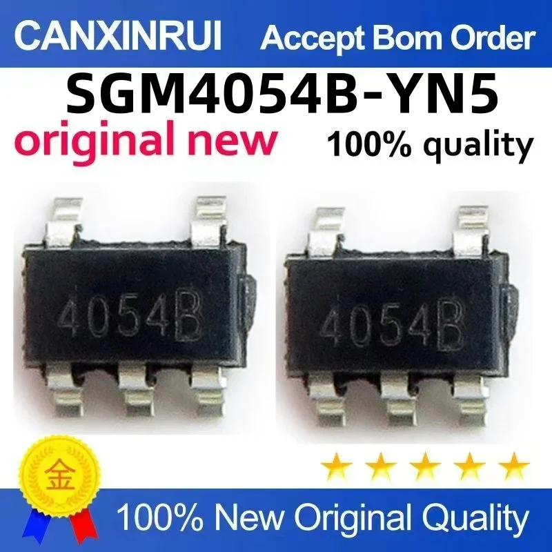 (5-100 pieces)New SGM4054B-YN5/TR silk screen 4054B SOT23-5 lithium battery charging management IC