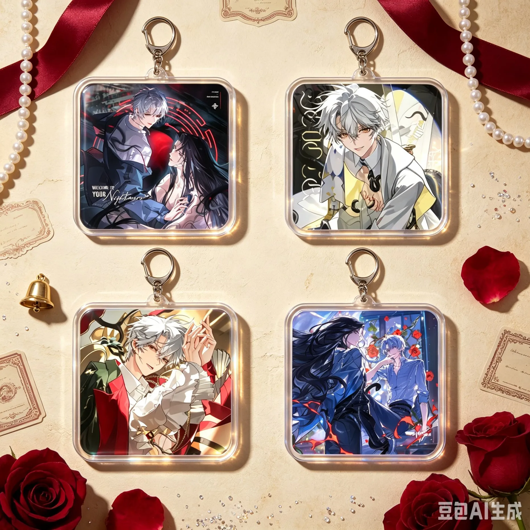 6cm Anime Welcome To The Nightmare Live Acrylic Stand Figure Display Anime Keychain Goods Desk Decoration Ornament Accesorios