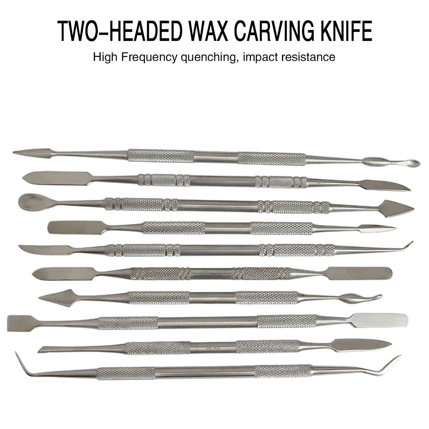 

10pcs/Set Dental Wax Knives Carving Tool Kit Practical Versatile Wax Carving Tool Set Dental Dentistry Instrument Tools