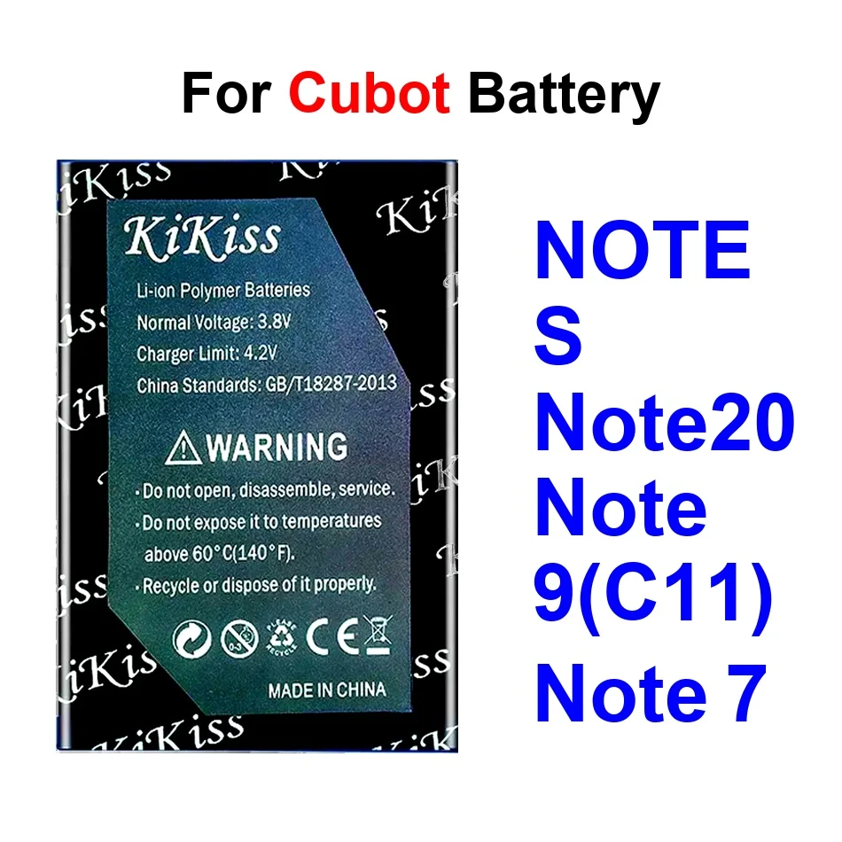 

Mobile Phone Battery Long Lasting NOTE20 3900-6700Mah For Cubot NOTE9 9 Note S 7 20 Pro