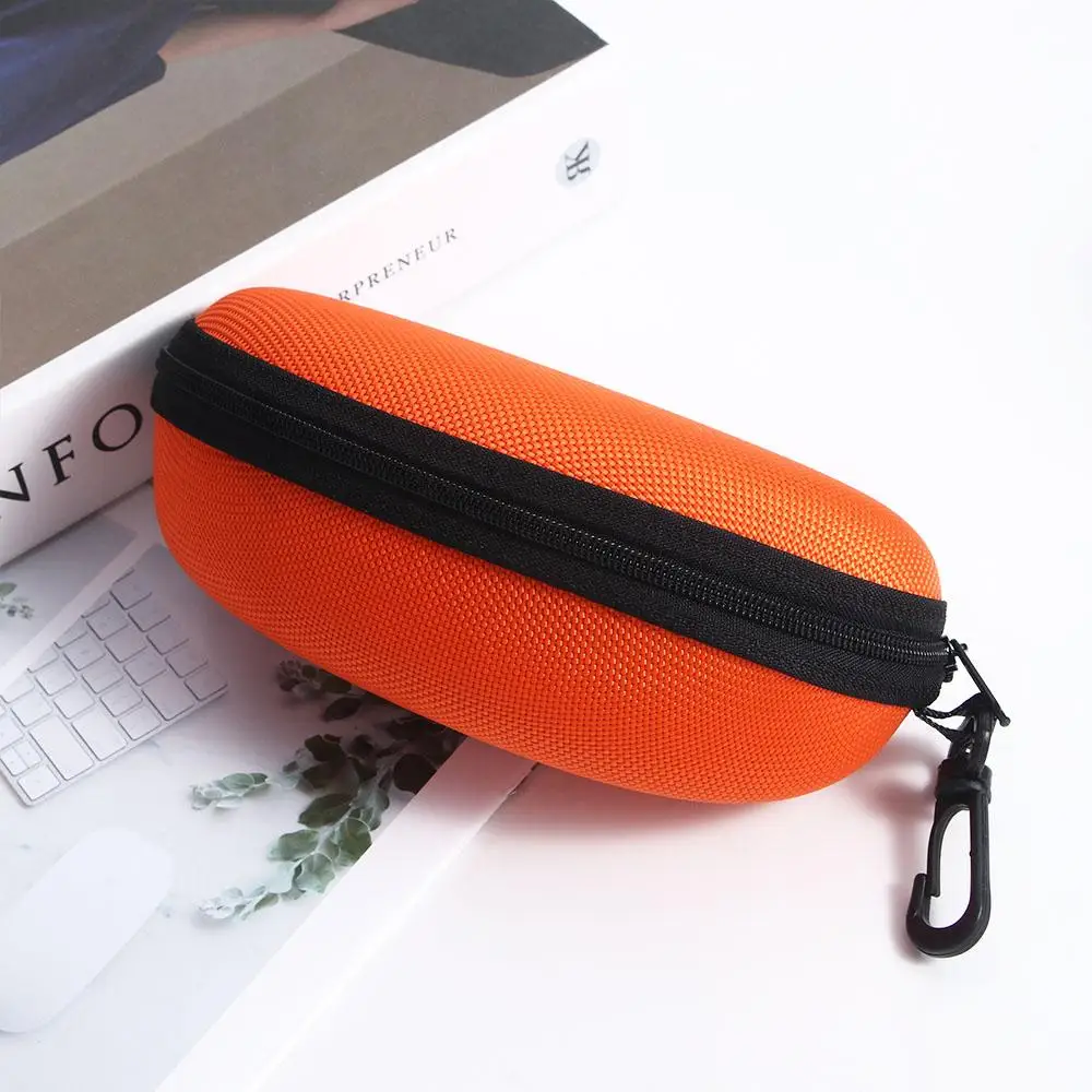 Eyeglasses Protector Case Zipper Box Eyewear Storage Box with Hook Shell Clam Pouch Hard Case Sunglasses Bag Eye Glasses Box