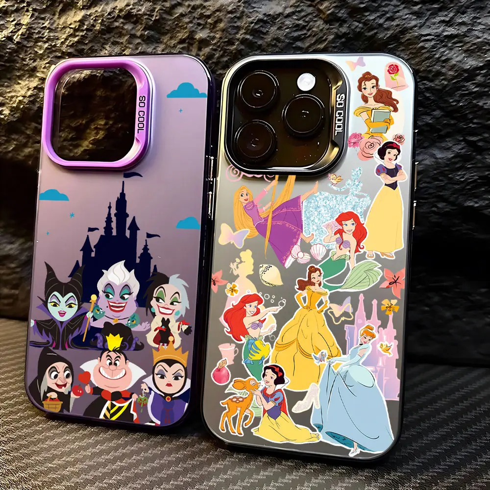 Cute Disneys Princess Case for OPPO Realme 5 8i 9i 10 11 Pro C12 C15 C20 C21Y C31 C33 C35 C53 C55 5G Matte Shockproof Back Cover