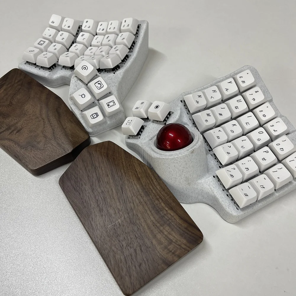

Japanese Charybdis MK1 Trackball Split Keyboard Mechanical Wired QMK/Bluetooth ZMK Hot Swap Language Custom Gaming Keyboards Kit