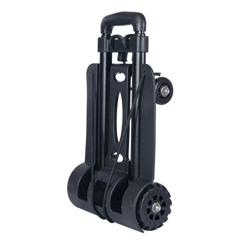 大型プルロッド折りたたみ荷物カート、ハンドカート、ポータブルショッピングカート、商品トレーラー、小型トロリー、家庭用ファッション