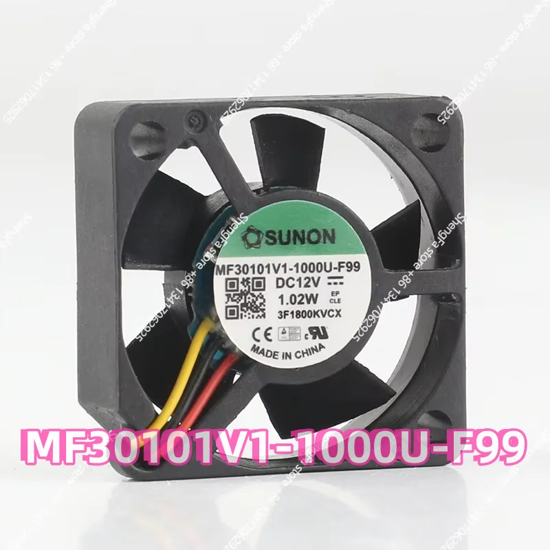 SUNON MF30101V1-1000U-F99 12V 1.02W 3010 30X30X10MM Small high speed silent micro Cooling fan