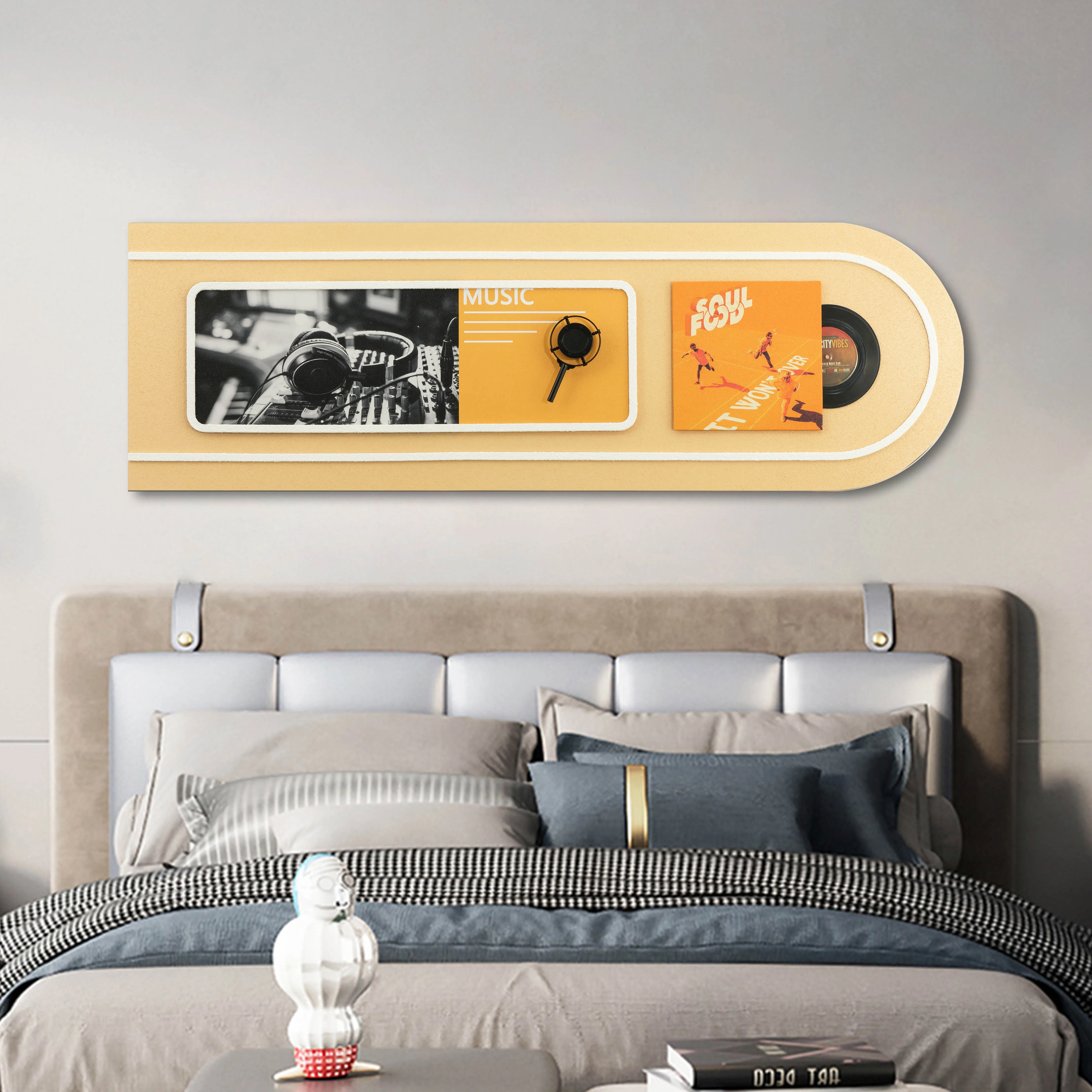 -For Hot Sale Frameless Painting Wall Decor Simple Modern Music Hanging Paintings New Trendy Modern Art Decorative Painting&