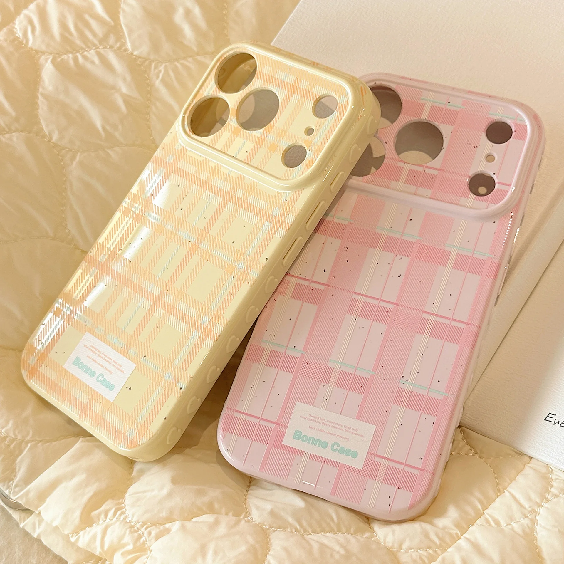 الكورية رش الحبر شبكة نمط لينة قضية الهاتف آيفون 17 16 15 14 13 12 برو ماكس عدسة الكاميرا واقية للصدمات غطاء