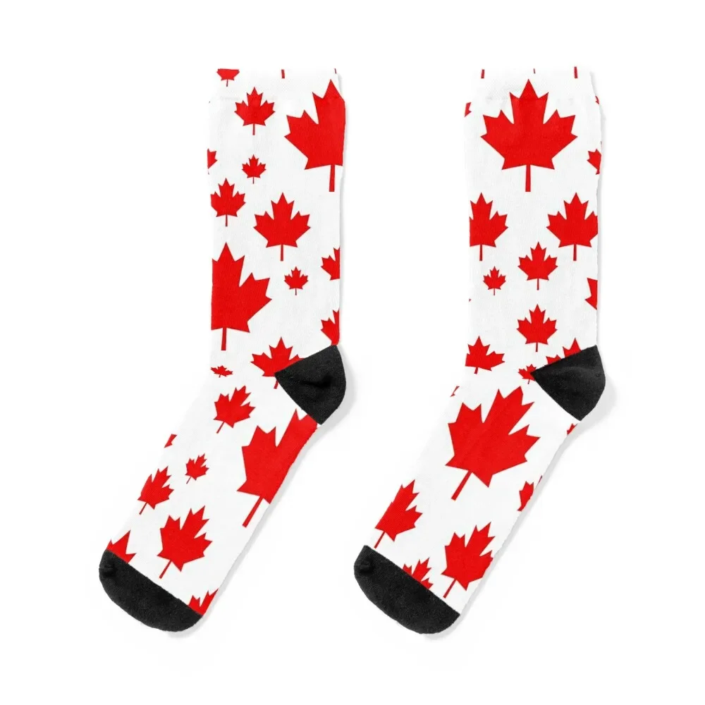 Canada Maple Leaf Flag Emblem Socks sport gifts Man Socks Women's